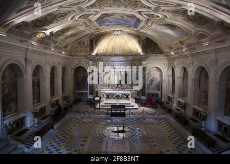 Napoli - Cripta della Basilica di Santa Maria alla Sanità Stock Photo