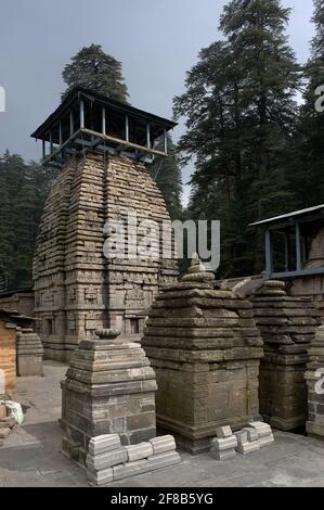 25 Sep 2009 Jageshwar temple Complex, Almora , Uttaranchal Uttarakhand , India Stock Photo