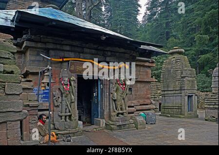 25 Sep 2009 Main Jageshwar Shiva Temple  Jageshwar temple Complex, Almora , Uttaranchal Uttarakhand , India Stock Photo