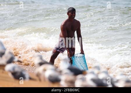 ponnani fishing harbour Stock Photo