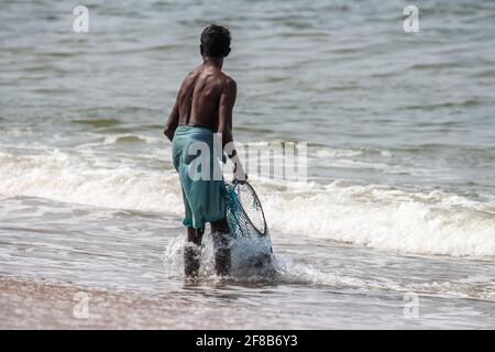 ponnani fishing harbour Stock Photo