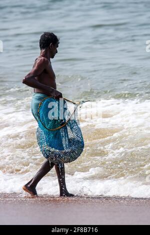 ponnani fishing harbour Stock Photo