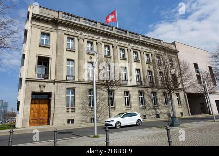 Swiss Embassy in Berlin, Germany Stock Photo