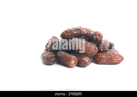 fresh date fruit isolated on white background  Stock Photo
