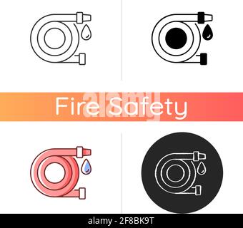 Fire hose icon Stock Vector