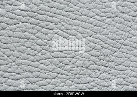 Light grey leather texture for your design. Stock Photo