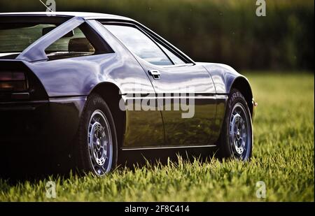 meggenhofen, austria, 03 sep 2016, vintage maserati merak coupe Stock Photo