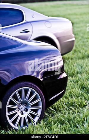 meggenhofen, austria, 03 sep 2016, maserati coupe and quattroporte Stock Photo