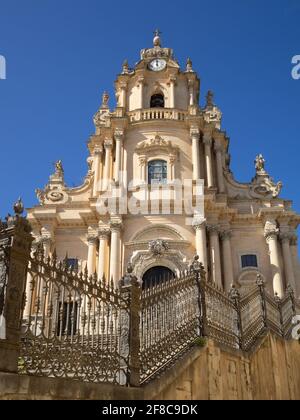 Duomo di San Giorgio, Ragusa Ibla Stock Photo