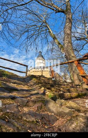 Burg Falkenstein im Harz Stock Photo