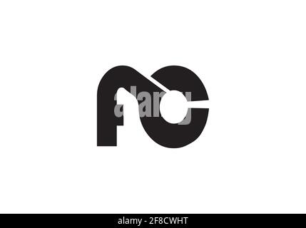 Initial Monogram Letter FC Logo Design Vector Template. Stock Vector