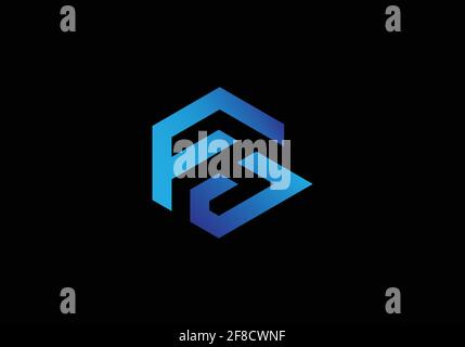 Initial Monogram Letter FC Logo Design Vector Template. Stock Vector