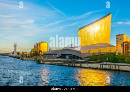 Imperial war museum North in Manchester, England Stock Photo