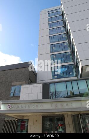 Edinburgh University's Appleton Tower School of Informatics Stock Photo