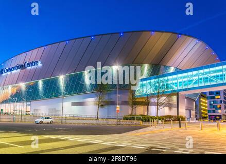 LIVERPOOL, UNITED KINGDOM, APRIL 5, 2017: View of the ECHO convention center in Liverpool, England Stock Photo