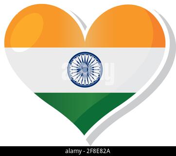 i Love India Vector illustration Stock Vector Image & Art - Alamy