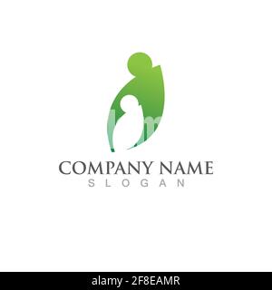 Family logo and symbol vector Stock Vector