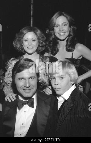 Gil Gerard, Donna Pescow, Erin Gray and Ricky Schroder Circa 1980's Credit: Ralph Dominguez/MediaPunch Stock Photo