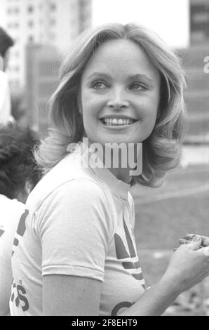 Pat Klous at the Third Annual Bert Convy Boys Club of Hollywood celebrity football classic in Hollywood, Los Angeles, California, January 13, 1979. Credit: Ralph Dominguez/MediaPunch Stock Photo