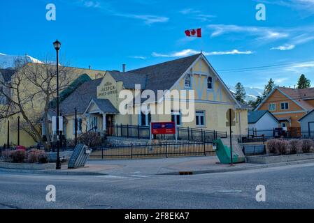 Jasper Post Office  Taken @Banff and Jasper National Park, CA Stock Photo