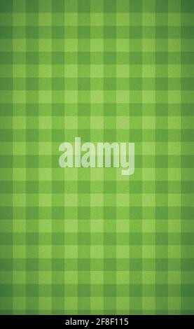 Realistic checkered football background covering grass - Vector illustration Stock Vector