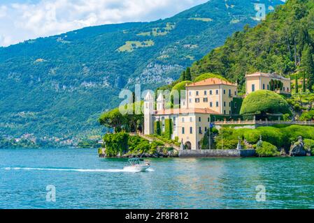 Villa del Balbianello at lake Como in Italy