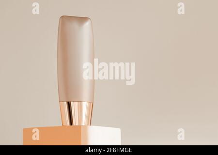 Liquid concealer packaging template mock up. Stock Photo