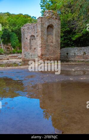 Gymnasium at Butrint National park in Albania Stock Photo