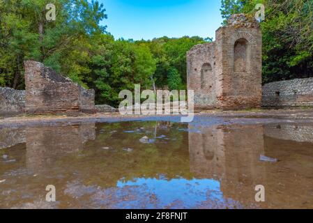 Gymnasium at Butrint National park in Albania Stock Photo