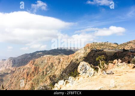 Al Hada Mountains landscapes near Taif, Western Saudi Arabia Stock Photo