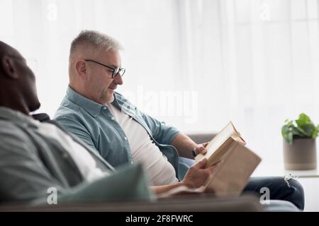 Relaxation at home, free time, hobbies and spending time together Stock Photo
