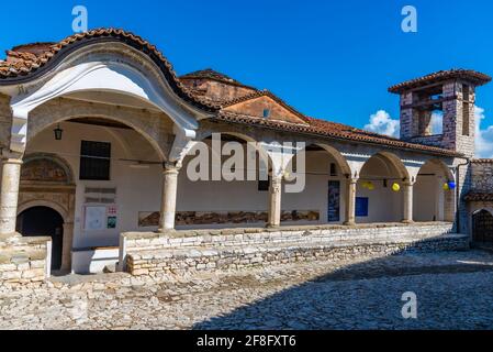 National Iconographic Museum Onufri inside of Berat castle, Albania Stock Photo