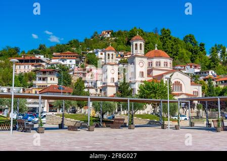 Saint Demetrius cathedral in Berat, Albania Stock Photo