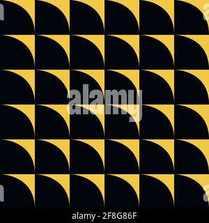 Bold minimalistic seamless pattern. Repeating geometric elements. Abstract vector background design. Stock Vector