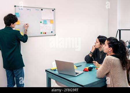 Stock photo of business women during meeting in 3d printing business. Stock Photo