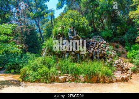 Parc del Laberint d'Horta in Barcelona, Spain Stock Photo