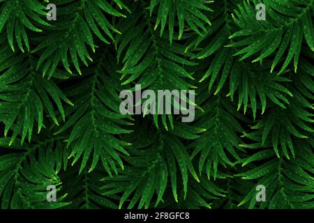 Exotic tropical background. Stock Vector