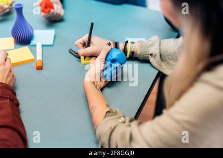 Stock photo of business people during meeting in 3d printing business. Stock Photo