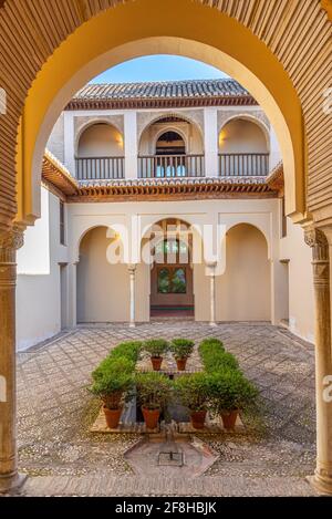 Palacio de Dar al-Horra in Spanish city Granada Stock Photo