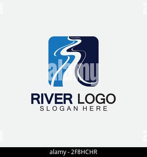 river icon vector illustration design template Stock Vector Image & Art ...