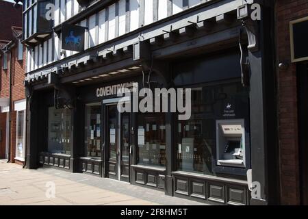 The Coventry Building Society in Stratford upon Avon in the UK taken on 22nd June 2020 Stock Photo