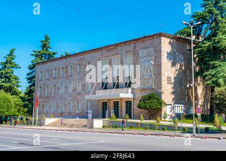 TIRANA, ALBANIA, SEPTEMBER 28, 2019: The Prime Minister's Office in Tirana, Albania Stock Photo