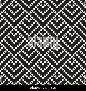 Vector seamless pattern. Dotted geometric background. Decorative abstract halftone design with small circles. Stock Vector