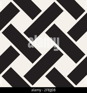 White seamless pattern of pavement with interlocking figured wavy ...