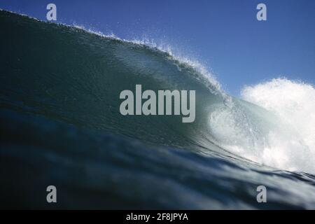 Seascape. Breaking wave. Stock Photo