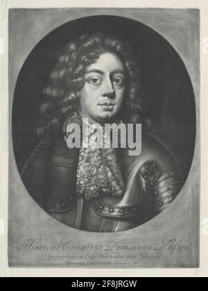 Heinrich Kasimir II, Prince of Nassau-Diez. Stock Photo