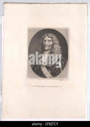 Gramont, Antoine Count de Guiche, Duke of. Stock Photo