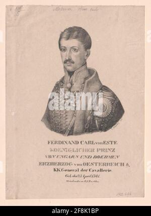 Ferdinand, Archduke of Austria-Modena Stock Photo - Alamy