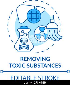 Removing toxic substances concept icon Stock Vector Image & Art - Alamy