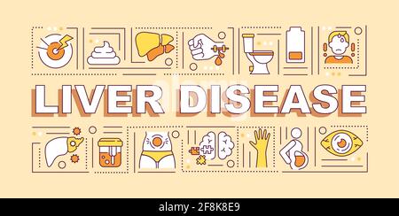Liver disease word concepts banner Stock Vector Image & Art - Alamy